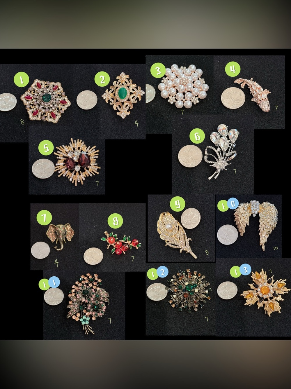 Vintage Style Brooch Collection • Choose Your Own Style Bundle (Prices Vary)